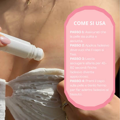 Adesivo per il corpo in roll-on